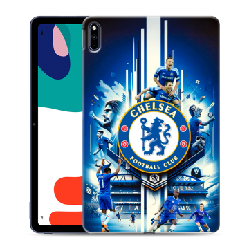 Силиконовый чехол на Huawei MatePad с принтом Chelsea Челси Силиконовый чехол на Huawei MatePad с принтом Chelsea Челси