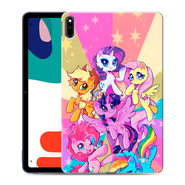 Силиконовый чехол на Huawei MatePad с принтом My little pony Дружба чудо Силиконовый чехол на Huawei MatePad с принтом My little pony Дружба чудо