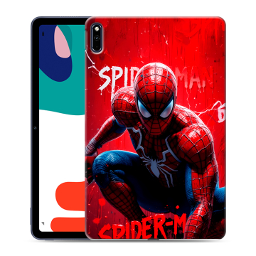 Силиконовый чехол на Huawei MatePad с принтом Spiderman Человек паук Силиконовый чехол на Huawei MatePad с принтом Spiderman Человек паук