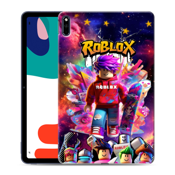 Силиконовый чехол на Huawei MatePad с принтом Roblox Роблокс Силиконовый чехол на Huawei MatePad с принтом Roblox Роблокс