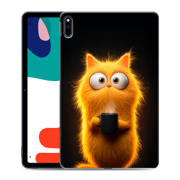 Силиконовый чехол на Huawei MatePad с принтом Смешной кот Силиконовый чехол на Huawei MatePad с принтом Смешной кот