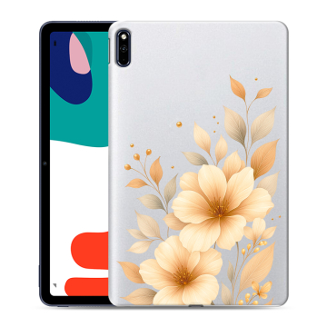 Силиконовый чехол на Huawei MatePad с принтом для девушки Силиконовый чехол на Huawei MatePad с принтом для девушки