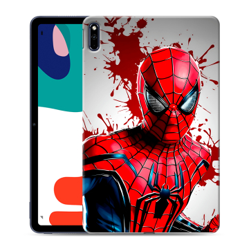 Силиконовый чехол на Huawei MatePad с принтом Spiderman Человек паук Силиконовый чехол на Huawei MatePad с принтом Spiderman Человек паук