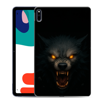 Силиконовый чехол на Huawei MatePad с принтом Волк Силиконовый чехол на Huawei MatePad с принтом Волк