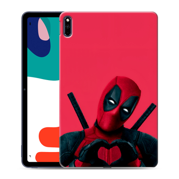 Силиконовый чехол на Huawei MatePad с принтом Дедпул Deadpool Силиконовый чехол на Huawei MatePad с принтом Дедпул Deadpool