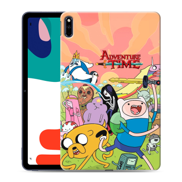 Силиконовый чехол на Huawei MatePad с принтом Adventure time Время приключений Силиконовый чехол на Huawei MatePad с принтом Adventure time Время приключений