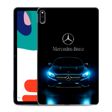 Силиконовый чехол на Huawei MatePad с принтом Mercedes Мерседес