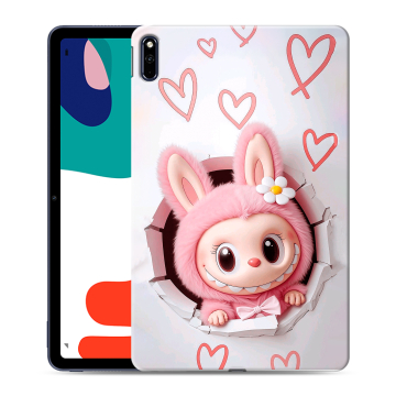 Силиконовый чехол на Huawei MatePad с принтом Labubu Лабубу
