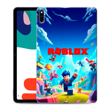 Силиконовый чехол на Huawei MatePad с принтом Roblox Роблокс Силиконовый чехол на Huawei MatePad с принтом Roblox Роблокс