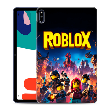 Силиконовый чехол на Huawei MatePad с принтом Roblox Роблокс Силиконовый чехол на Huawei MatePad с принтом Roblox Роблокс