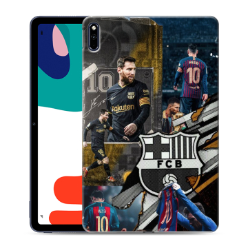 Силиконовый чехол на Huawei MatePad с принтом Messi Barcelona Силиконовый чехол на Huawei MatePad с принтом Messi Barcelona
