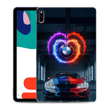 Силиконовый чехол на Huawei MatePad с принтом BMW БМВ Силиконовый чехол на Huawei MatePad с принтом BMW БМВ