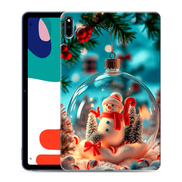 Силиконовый чехол на Huawei MatePad с принтом Новый год