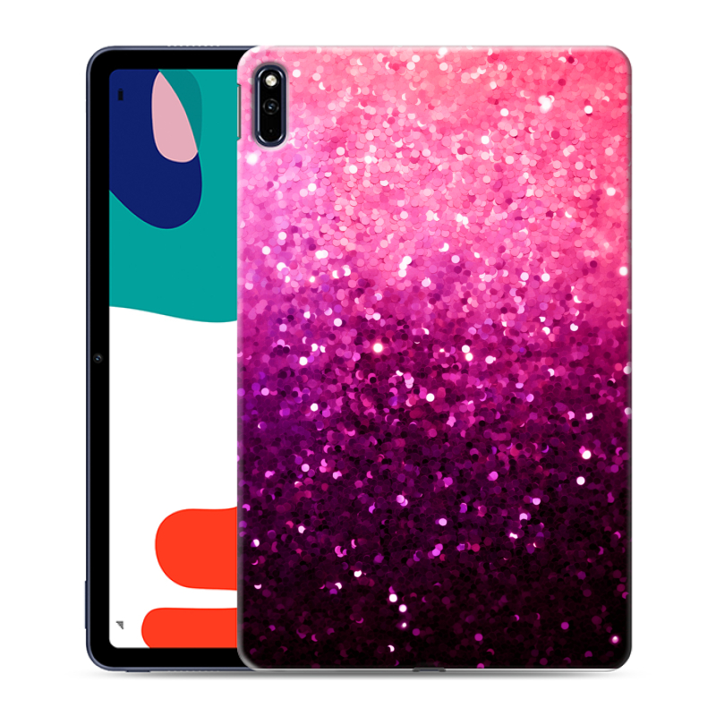 Силиконовый чехол на Huawei MatePad с принтом Блестки Силиконовый чехол на Huawei MatePad с принтом Блестки