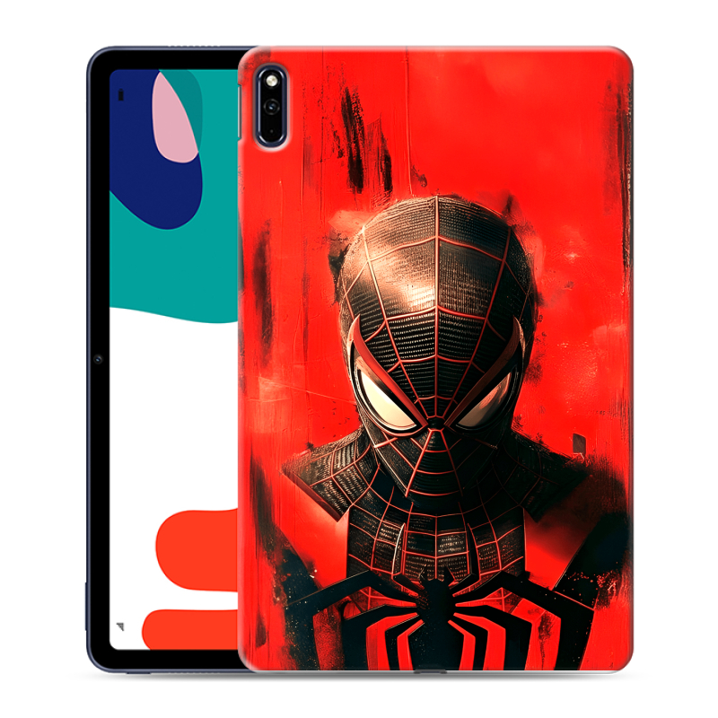Силиконовый чехол на Huawei MatePad с принтом человек паук spiderman Силиконовый чехол на Huawei MatePad с принтом человек паук spiderman