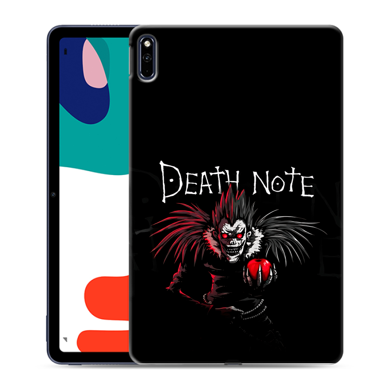 Силиконовый противоударный чехол на Huawei MatePad с принтом Death note Тетрадь смерти Силиконовый противоударный чехол на Huawei MatePad с принтом Death note Тетрадь смерти