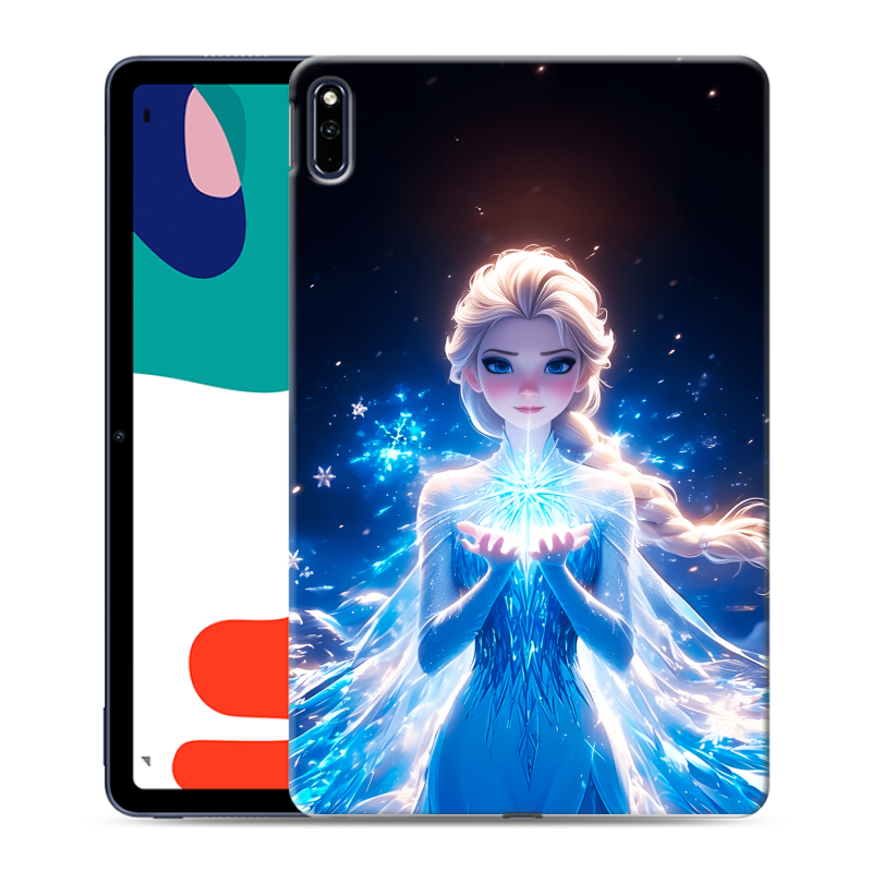 Силиконовый противоударный чехол на Huawei MatePad с принтом Холодное сердце Frozen Силиконовый противоударный чехол на Huawei MatePad с принтом Холодное сердце Frozen