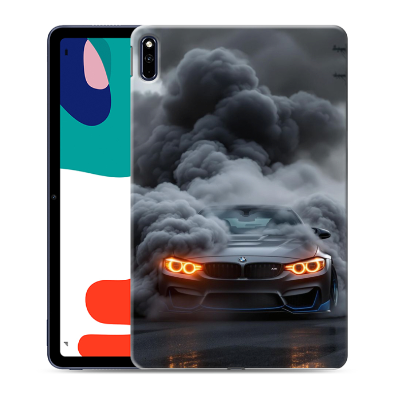 Силиконовый чехол на Huawei MatePad с принтом BMW БМВ Силиконовый чехол на Huawei MatePad с принтом BMW БМВ