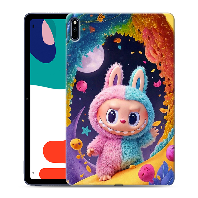 Силиконовый чехол на Huawei MatePad с принтом Labubu Лабубу Силиконовый чехол на Huawei MatePad с принтом Labubu Лабубу