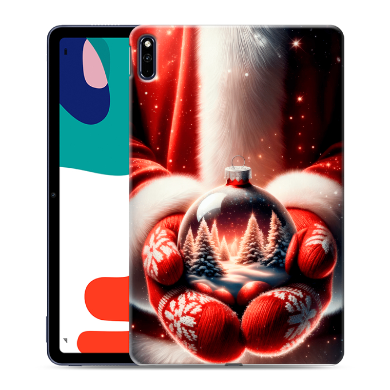 Силиконовый чехол на Huawei MatePad с принтом Новый год Силиконовый чехол на Huawei MatePad с принтом Новый год