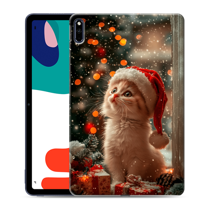 Силиконовый чехол на Huawei MatePad с принтом Новый год Силиконовый чехол на Huawei MatePad с принтом Новый год