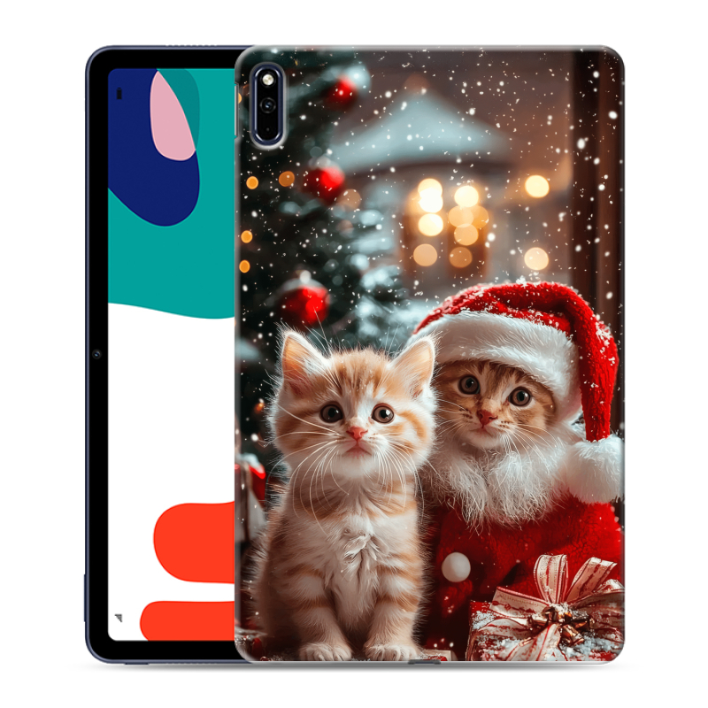 Силиконовый чехол на Huawei MatePad с принтом Новый год Силиконовый чехол на Huawei MatePad с принтом Новый год