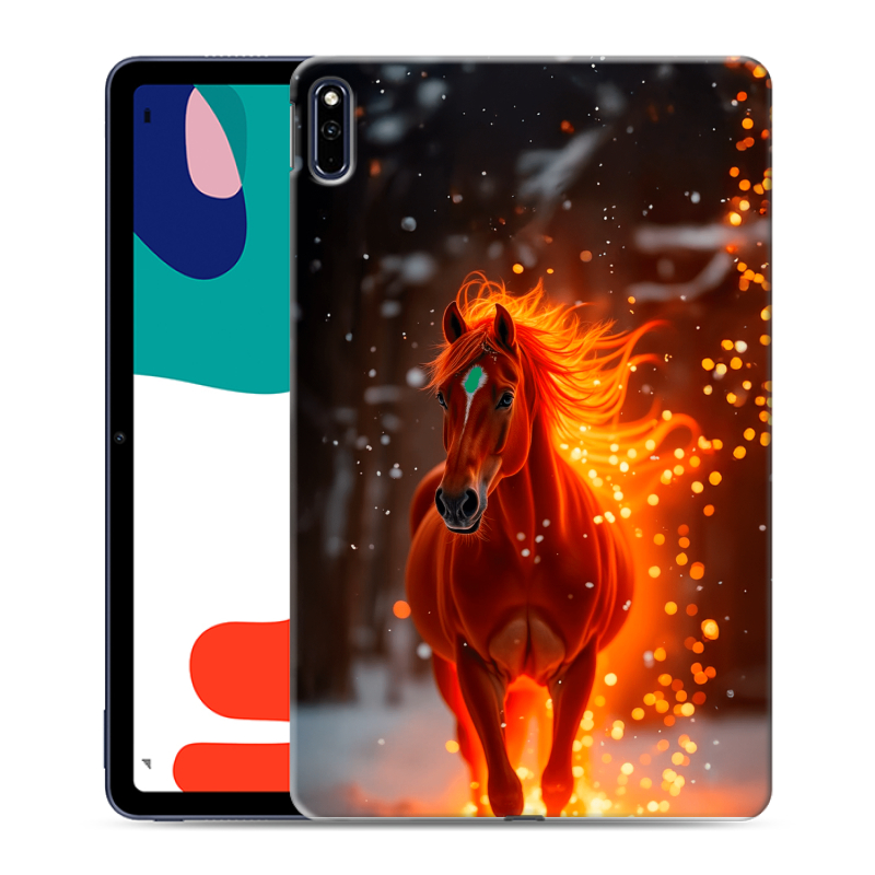 Силиконовый чехол на планшета Huawei MatePad с принтом Новый год Силиконовый чехол на планшета Huawei MatePad с принтом Новый год