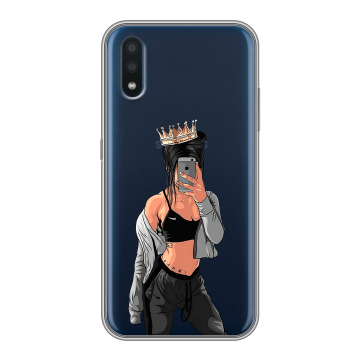 Силиконовый чехол на Samsung Galaxy M01 с принтом Женские принты Силиконовый чехол на Samsung Galaxy M01 с принтом Женские принты