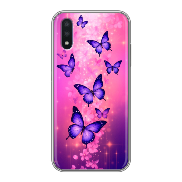 Силиконовый чехол на Samsung Galaxy M01 с принтом Бабочки