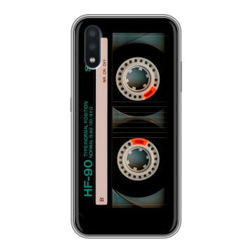 Силиконовый чехол на Samsung Galaxy M01 с принтом Кассета