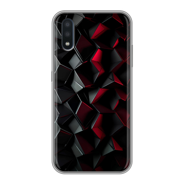 Силиконовый чехол на Samsung Galaxy M01 с принтом Абстракция