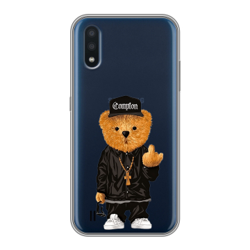 Силиконовый чехол на Samsung Galaxy M01 с принтом Мишка Силиконовый чехол на Samsung Galaxy M01 с принтом Мишка