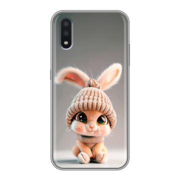 Силиконовый чехол на Samsung Galaxy M01 с принтом Кролик Силиконовый чехол на Samsung Galaxy M01 с принтом Кролик