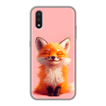 Силиконовый чехол на Samsung Galaxy M01 с принтом милая лиса