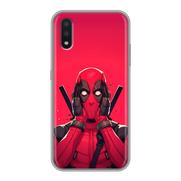 Силиконовый чехол на Samsung Galaxy M01 с принтом Дедпул Deadpool Силиконовый чехол на Samsung Galaxy M01 с принтом Дедпул Deadpool