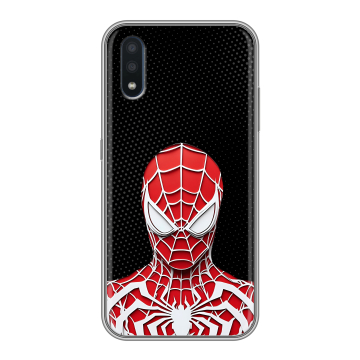 Силиконовый чехол на Samsung Galaxy M01 с принтом человек паук spiderman Силиконовый чехол на Samsung Galaxy M01 с принтом человек паук spiderman