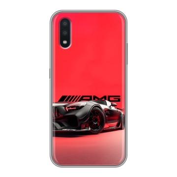 Силиконовый чехол на Samsung Galaxy M01 с принтом Мерседес Mercedes AMG Силиконовый чехол на Samsung Galaxy M01 с принтом Мерседес Mercedes AMG
