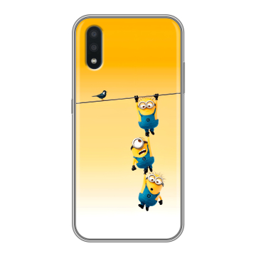 Силиконовый чехол на Samsung Galaxy M01 с принтом Миньоны Силиконовый чехол на Samsung Galaxy M01 с принтом Миньоны