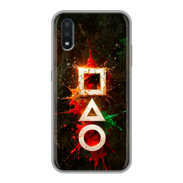 Силиконовый чехол на Samsung Galaxy M01 с принтом Squid Game Игра кальмара Силиконовый чехол на Samsung Galaxy M01 с принтом Squid Game Игра кальмара