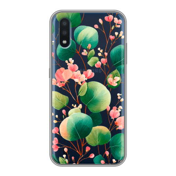 Силиконовый чехол на Samsung Galaxy M01 с принтом женский Силиконовый чехол на Samsung Galaxy M01 с принтом женский