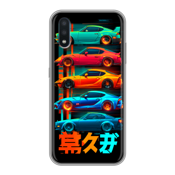 Силиконовый чехол на Samsung Galaxy M01 с принтом машины тачки Силиконовый чехол на Samsung Galaxy M01 с принтом машины тачки