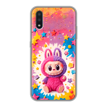 Силиконовый чехол на Samsung Galaxy M01 с принтом Labubu Лабубу