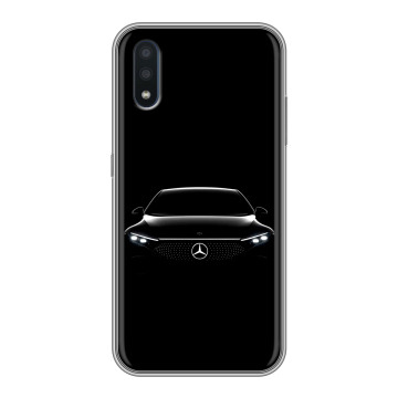 Силиконовый чехол на Samsung Galaxy M01 с принтом Mercedes Мерседес