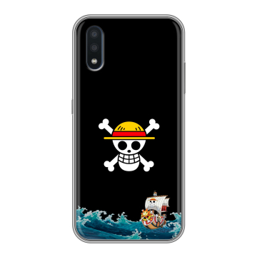 Силиконовый чехол на Samsung Galaxy M01 с принтом One Piece Ван Пис
