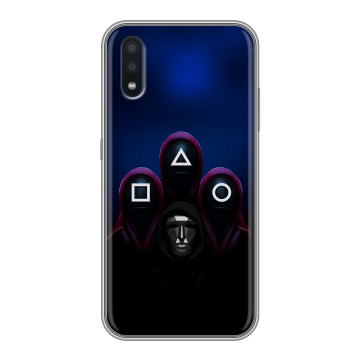 Силиконовый чехол на Samsung Galaxy M01 с принтом Игра Кальмара Силиконовый чехол на Samsung Galaxy M01 с принтом Игра Кальмара