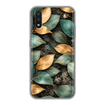 Силиконовый чехол на Samsung Galaxy M01 с принтом женский