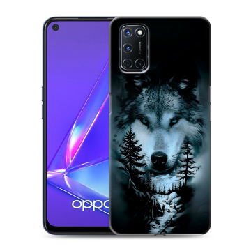 Силиконовый чехол на OPPO A52 с принтом Лесной волк Силиконовый чехол на OPPO A52 с принтом Лесной волк