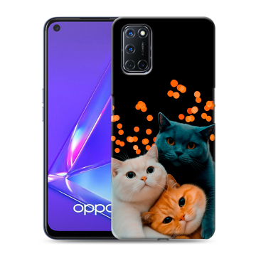 Силиконовый чехол на OPPO A52 с принтом Кошки Силиконовый чехол на OPPO A52 с принтом Кошки