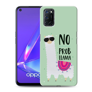 Силиконовый чехол на OPPO A52 с принтом Лама Силиконовый чехол на OPPO A52 с принтом Лама