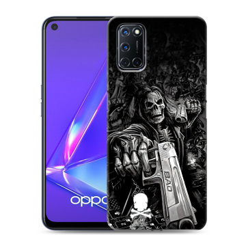 Силиконовый чехол на OPPO A52 с принтом Скелет